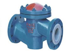 法蘭襯膠止回閥 産品型号和圖片