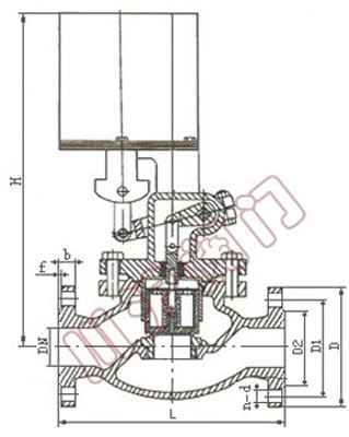 SZCZP高溫電磁閥外形尺寸圖