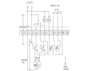 HQ智能型電(diàn)動(dòng)執行機構 開關型接線