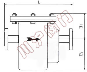 U型過濾器外形尺寸圖
