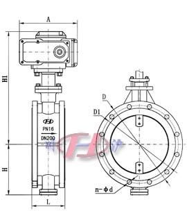 電動通風蝶閥 (配CH執行器)