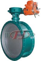 電動軟密封法蘭蝶閥