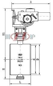 電(diàn)動(dòng)焊接蝶閥 (配CH系列執行器)