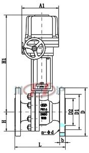 GQ941H電(diàn)動(dòng)高溫球閥 配HQ 