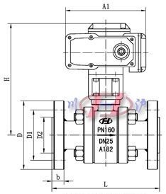 GYQ941電(diàn)動(dòng)高壓球閥 （法蘭連接） 