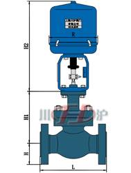 電動高壓調節閥 外形尺寸圖
