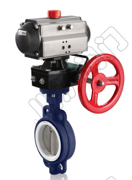 氣動四氟密封蝶閥