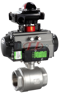 Q611F氣動(dòng)内螺紋球閥(fá) (二片式閥(fá)體)