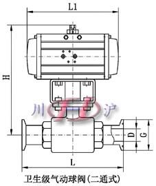 衛生級氣動球閥