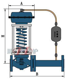 ZZYP/M自力式壓力調(diào)節閥 (帶(dài)冷凝罐) 