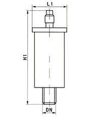 ARVX自動(dòng)排氣閥(fá)外形尺寸圖
