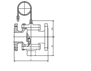 ZYC自力式壓差控制閥(fá)外形尺寸圖(tú)