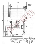 ZSA/B氣(qì)動(dòng)活塞式執行器 結構圖