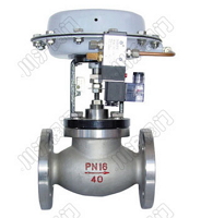 氣動薄膜單座切斷閥_上海閥門廠