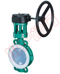 手動襯氟蝶閥 産品型号和圖片