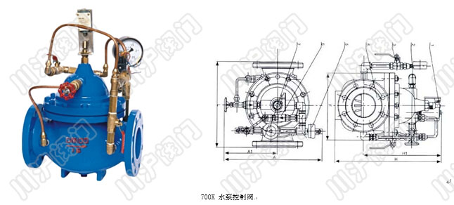 700X水泵控制閥 産品型号和圖片